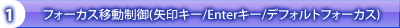 フォーカス移動制御